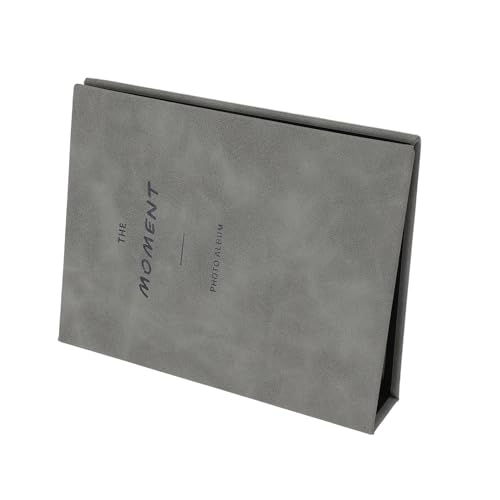 Lazmin112 Foto Sammeln Sie Buch, Leichtes Gewicht Vielseitiger Fotoalbum 2x3 Velvet Cover für Hochzeit (Gray) von Lazmin112