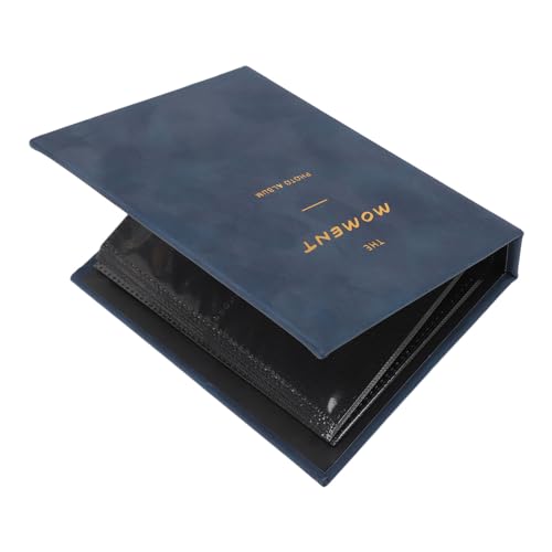 Lazmin112 Foto Sammeln Sie Buch, Leichtes Gewicht Vielseitiger Fotoalbum 2x3 Velvet Cover für Hochzeit (Tiefes Blau) von Lazmin112