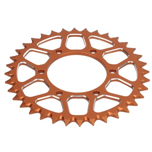 Lazmin112 Heckradrocket, Aluminiumlegierung 36T RC Heck -Hubkabine Einfach für Elektrisches Motorrad zu Installieren (ORANGE) von Lazmin112