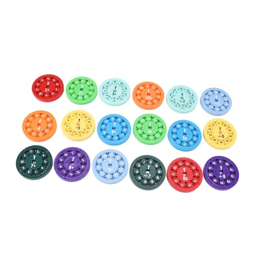 Lazmin112 Mathematik -Rotation Spielzeug, Bildungsmathematik Rotation Spielzeugstress Freigabe für Erwachsene für Kindergartenschule (Multiplikationsabteilung) von Lazmin112