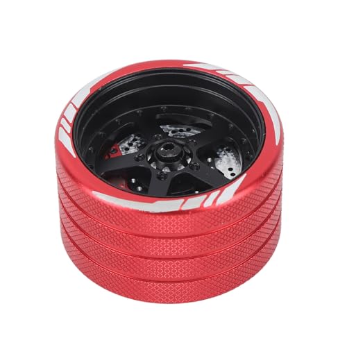 Lazmin112 RC -Auto -Handradanodel Anodierter Aluminium Legierung Fernbedienungs Handrad für NB4, Gute Festigkeit und Aufprallfestigkeit, Simulationsscheibenbremsscheibe (Stil C) von Lazmin112