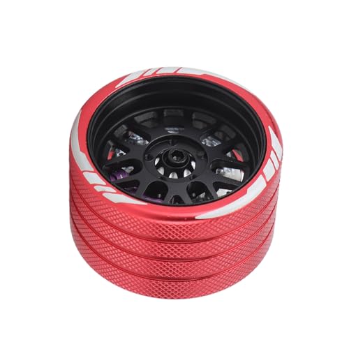 Lazmin112 RC -Auto -Handradanodel Anodierter Aluminium Legierung Fernbedienungs Handrad für NB4, Gute Festigkeit und Aufprallfestigkeit, Simulationsscheibenbremsscheibe (Stil b) von Lazmin112
