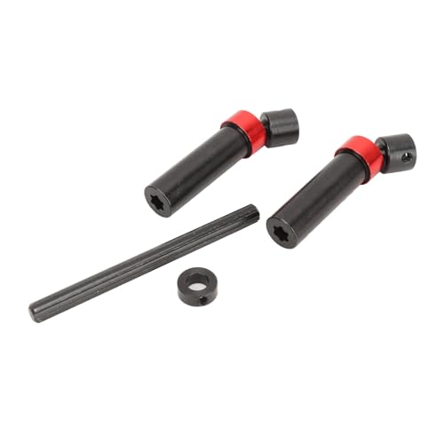 Lazmin112 RC -Autoantriebswelle, 110 Bis 160 Mm Niedrige Rotationsschall RC -Mittelantriebswelle Große Transferwinkel Kleine Stellen für 1/10 Fahrzeug (Black) von Lazmin112