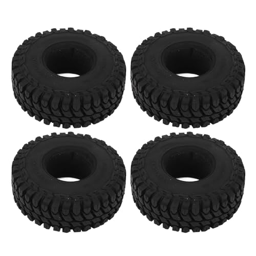 Lazmin112 RC -Autorreifen, Anti -Aging RC Autorad Hub Leichte Struktur mit Schrauben und Muttern für Crawler Auto (Rot) von Lazmin112