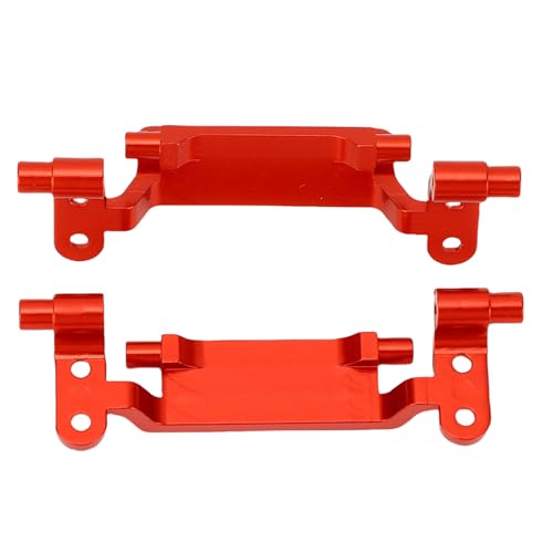 Lazmin112 RC Pull -Stange Basisersatz für MN168 MN78 1/12, Moderne Metall -Vorder und Hintere Zugstabbasis, Verbesserung der Handhabung und Stabilität für RC Hobbyisten, Material: Metall (Rot) von Lazmin112