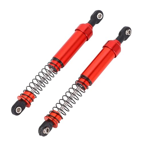 Lazmin112 RC -Stoßdämpfer -Set, RC -Dämpfer 105 Mm CNC für SCX10 Bearbeitet (Rot) von Lazmin112