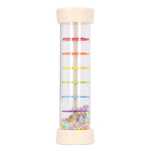 Lazmin112 Regenstift Shaker, Verbesserung der Handaugenkoordination Kultivieren Sie die Musikalische Wahrnehmung Regenstift Sichere Holzmusik Erleuchtung für den Kindergarten (Groß) von Lazmin112