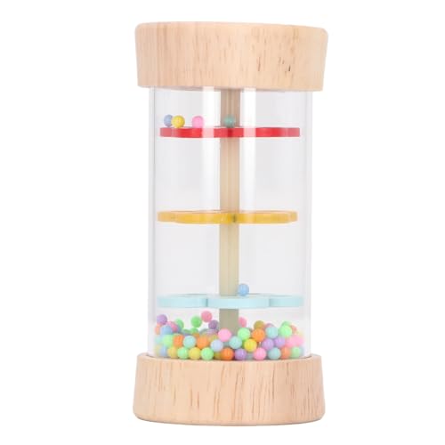 Lazmin112 Regenstift Shaker, Verbesserung der Handaugenkoordination Kultivieren Sie die Musikalische Wahrnehmung Regenstift Sichere Holzmusik Erleuchtung für den Kindergarten (Klein) von Lazmin112