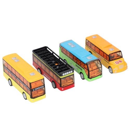 Lazmin112 Simulationsbus Model Cars Spielzeug Plastikkonstruktion für Zurückziehen Busmodell Zurückziehen (Typ 1) von Lazmin112