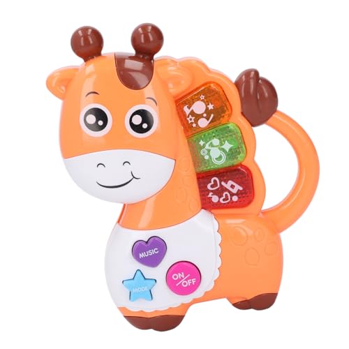 Lazmin112 Tiere Keyboard Toy, Lustige Pädagogische Giraffe -Cartoon -Spielzeug Keyboard für (ORANGE) von Lazmin112