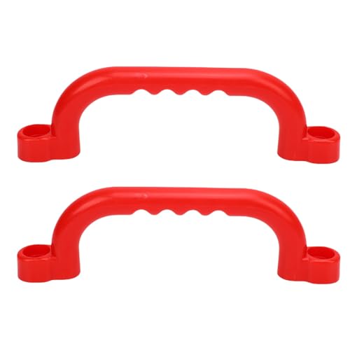 Lazmin112 der Wiederverwendbares Plastikspielplatz Sicherer Griffe, Bequeme Grip Outdoor -Spielausrüstung für (Rot) von Lazmin112
