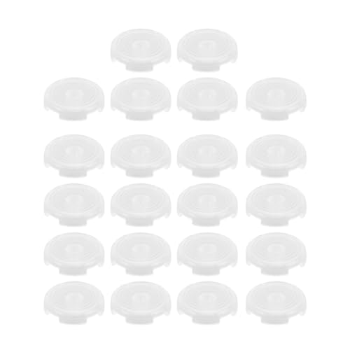 Tastatur Tastatur Tastatur Drehknopf, Schnelle Antwort Tastatur Taste Taste Anti-Gleit-Tastatur (Transparent) von Lazmin112