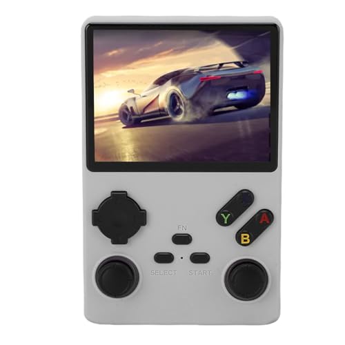 V40 Pro Retro Handheld -Spielkonsole, Videokonsole mit 256 GB in 35000 Spielen, 3800 MAH Wiederaufladbar, Linux -System, 3,5 -Zoll -IPS -Bildschirm (Silver) von Lazmin112