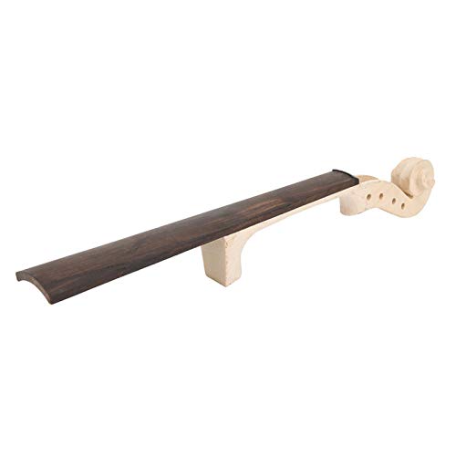 Violin Neck Ahorn, Violin Neck Ahornholz Griffbrett 4/4 Musikinstrument Zubehör(Geigenhals) von Lazmin112