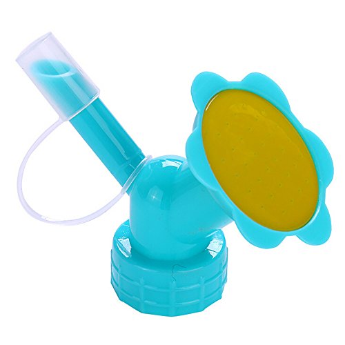 Lazzboy 2In1 Kunststoff-Sprinklerdüse für Blumenbewässerungs-Flaschengießkannen-Sprinkler (Blau) von Lazzboy