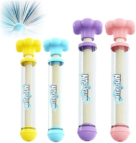 Firework Water Gun, 5-8m Reichweite & 3 Sprühmodi, Wasserspritze Kinder, Romantisches Feuerwerk Wasserpistole Perfekt für Geburtstagspartys, Schwimmbad & Garten, Water Gun (Blau+Gelb) von Lbotr