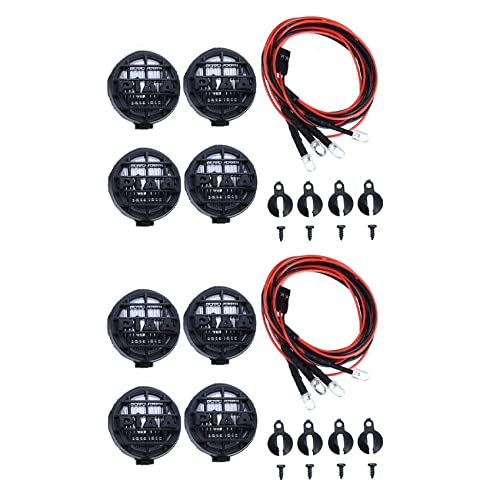 Lbvzxkad 8 LED Licht mit Lampen Schirm für 1/10 Rc Crawler ZubehöR Rc Auto Teile A Lbvzxkad 8 LED Licht mit Lampen Schirm für 1/10 Rc Crawler ZubehöR Rc Auto Teile A von Lbvzxkad
