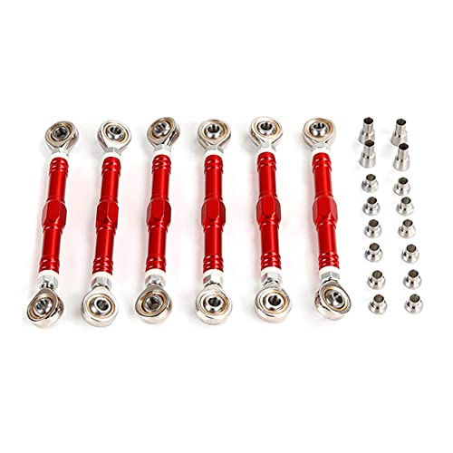Lbvzxkad CNC Metall Fernbedienung Ganzes Auto Spurstange für 1/5 5IVE-T 5T ROVAN Modell Spielzeug Auto Teile,Rot Lbvzxkad CNC Metall Fernbedienung Ganzes Auto Spurstange für 1/5 5IVE-T 5T ROVAN Modell Spielzeug Auto Teile,Rot von Lbvzxkad