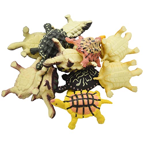 Lbvzxkad Mini Simulation Solid SchildkröTe Modell 12 Packungen Wild Tier Vinyl Wasser SchildkröTe SchildkröTe Dekoration Spielzeug von Lbvzxkad