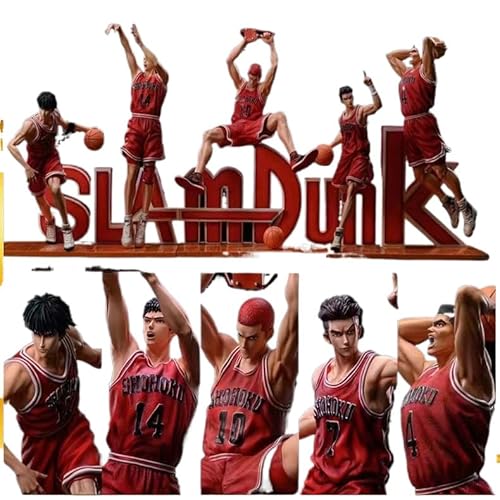 LcYxxJJ Slam Dunk Figur Statuen 32 cm PVC Actionfiguren Modell Anime Collection Desktop Dekoration Sammlerstücke von LcYxxJJ