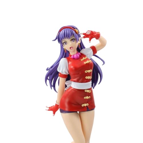 LcYxxJJ The King of Fighters Figur Statuen, 22 cm, PVC, schöne Actionfiguren, Modell, Anime-Kollektion, Desktop-Dekoration, Sammlerstücke von LcYxxJJ