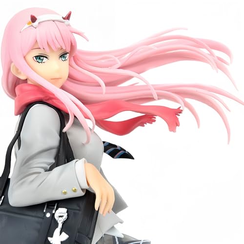 LcYxxJJ Zero Two DARLING in the FRANXX Figure Statues 28cm PVC Action Figures Model Anime Collection Desktop Decoration Collectibles von LcYxxJJ