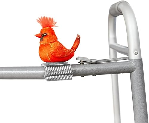 Joy for All Walker Squawker fröhlicher Animatronik-Vogel, der Ihnen Gesellschaft leistet und Sie an Ihre Gehhilfe erinnert - Kardinal von JOY FOR ALL
