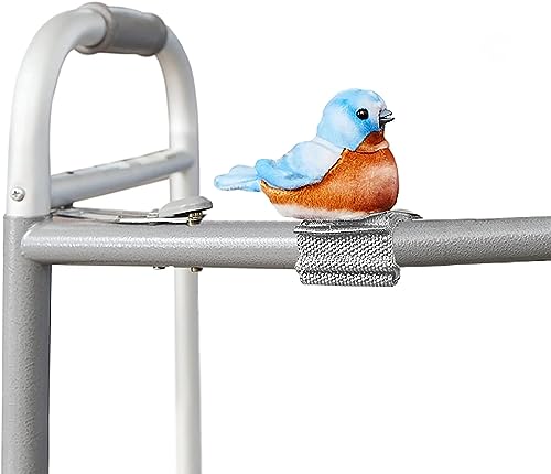 JOY FOR ALL Walker Squawker, fröhlicher Animatronischer Vogel, interaktiver Begleiter, Lauflernzubehör, erinnert Sie daran, Ihren Lauflernwagen Nicht zu vergessen - Bluebird von JOY FOR ALL