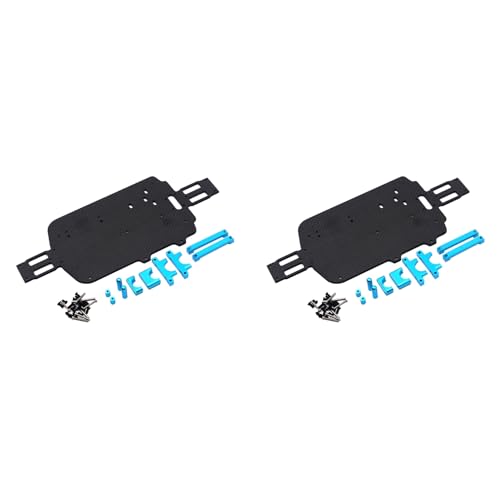 Lckiioy 2X Upgrade Kohlefaser Fahrwerks Teile für A959 A979 A959B A979B 1/18 RC Auto, Blau von Lckiioy