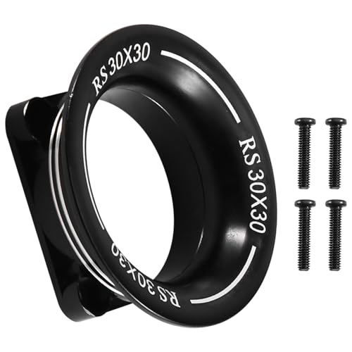 Lckiioy Metall-Beadlock-Felge Beadlock-Randgummi-Reifen-Set 30x30mm, Schwarz für/RC Auto von Lckiioy