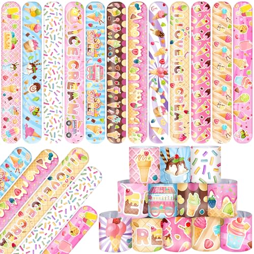 Lcnjscgo 48 Stück Eiscreme-Armbänder, Partyzubehör, Eiscreme-Armbänder, Geschenktütenfüller für Eiscreme, Geburtstagsdekorationen, Zubehör für Klasse, Belohnung, Preise, Geschenk Lcnjscgo 48 Stück Eiscreme-Armbänder, Partyzubehör, Eiscreme-Armbänder, Geschenktütenfüller für Eiscreme, Geburtstagsdekorationen, Zubehör für Klasse, Belohnung, Preise, Geschenk von Lcnjscgo