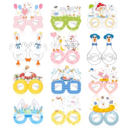 Lcnjscgo Silly Goose Party-Papierbrillen, Silly Goose Party Favors Dekorationen, Zubehör, eine alberne Gans, Geburtstagsparty-Dekorationen, Geschenke, Fotoautomaten-Requisiten für Kinder, Jungen Lcnjscgo Silly Goose Party-Papierbrillen, Silly Goose Party Favors Dekorationen, Zubehör, eine alberne Gans, Geburtstagsparty-Dekorationen, Geschenke, Fotoautomaten-Requisiten für Kinder, Jungen von Lcnjscgo
