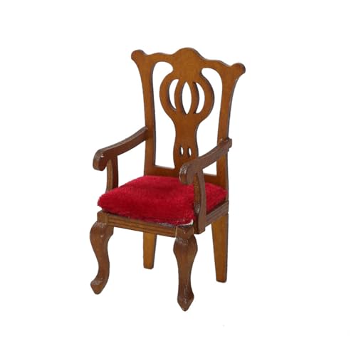 Handgefertigte Miniatur-Stuhl-Figur für Puppenhäuser im Maßstab 1:12, Vintage-Stile, Wohnzimmer-Layouts, Bastelmodellbausätze, Sofa, Stuhl Handgefertigte Miniatur-Stuhl-Figur für Puppenhäuser im Maßstab 1:12, Vintage-Stile, Wohnzimmer-Layouts, Bastelmodellbausätze, Sofa, Stuhl von Ldabrye