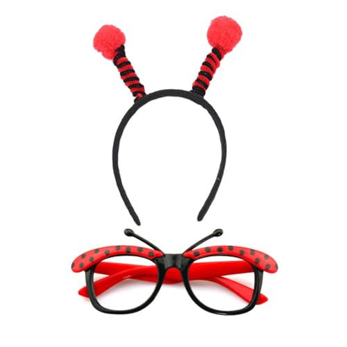 Lady Bienen Stirnbandgläser Strumpfrock Bienen Kostüm Accessoire Für Kinder Geburtstag Halloween Cosplay Halloween Kostüm von Ldabrye