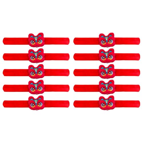 Ldabrye 10 Stück Neujahrsarmbänder Plüschtier Armbänder Weicher Stoff Handgelenk Dekorationen für Kinder Festival Zubehör Neujahr Slap Armbänder Ldabrye 10 Stück Neujahrsarmbänder Plüschtier Armbänder Weicher Stoff Handgelenk Dekorationen für Kinder Festival Zubehör Neujahr Slap Armbänder von Ldabrye