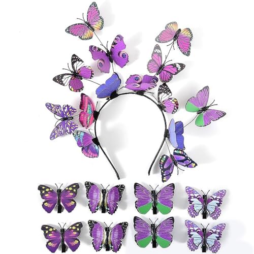 Ldabrye Ästhetic Butterfly Hairhoop Festival Urlaubskopfschmuck Mädchen Spring Kopfbedeckung Bühnenbühne Ausführungen Haare Haare Dekore Ldabrye Ästhetic Butterfly Hairhoop Festival Urlaubskopfschmuck Mädchen Spring Kopfbedeckung Bühnenbühne Ausführungen Haare Haare Dekore von Ldabrye
