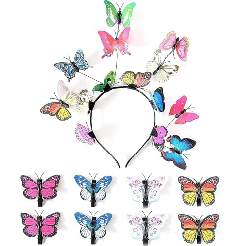 Ldabrye Ästhetic Butterfly Hairhoop Festival Urlaubskopfschmuck Mädchen Spring Kopfbedeckung Bühnenbühne Ausführungen Haare Haare Dekore Ldabrye Ästhetic Butterfly Hairhoop Festival Urlaubskopfschmuck Mädchen Spring Kopfbedeckung Bühnenbühne Ausführungen Haare Haare Dekore von Ldabrye
