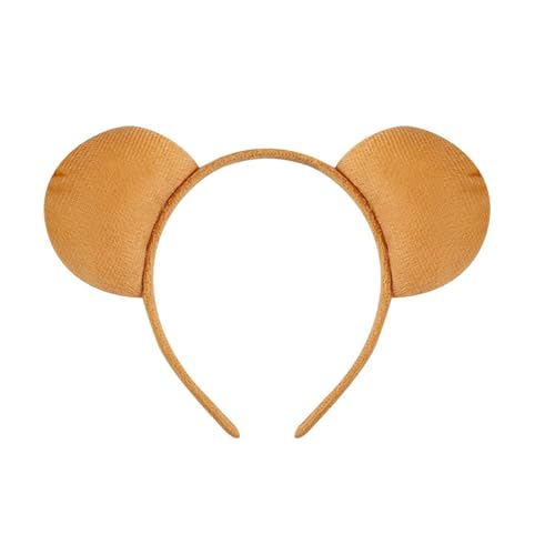 Ldabrye Bärenohr Hair Hoop Kostümzubehör Kopfbedeckung Make Up Dekorationen Plüsch Bären Haar Band Halloween Stirnband von Ldabrye
