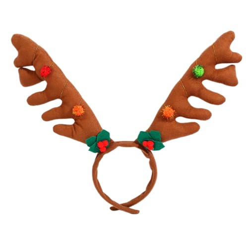 Ldabrye Bequeme elastische Rentiergeweih-Kopfbedeckung, Weihnachtsdekoration, Partyzubehör für alle Altersgruppen, Weihnachts-Stirnbänder für Veranstaltungen Ldabrye Bequeme elastische Rentiergeweih-Kopfbedeckung, Weihnachtsdekoration, Partyzubehör für alle Altersgruppen, Weihnachts-Stirnbänder für Veranstaltungen von Ldabrye