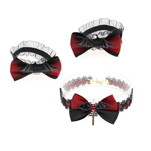 Ldabrye Dark Series Sätte Haarclip Anime Haarnadel Spitze Ponytailhalter Haarbögen Halloween Kopfschmuck Cosplay Kostüm Requisiten Ldabrye Dark Series Sätte Haarclip Anime Haarnadel Spitze Ponytailhalter Haarbögen Halloween Kopfschmuck Cosplay Kostüm Requisiten von Ldabrye