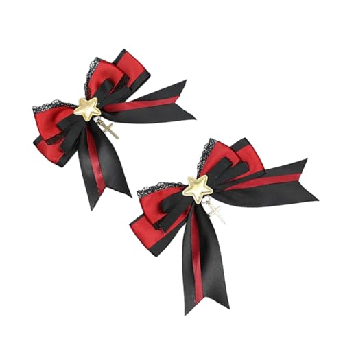 Ldabrye Dark Series Sätte Haarclip Anime Haarnadel Spitze Ponytailhalter Haarbögen Halloween Kopfschmuck Cosplay Kostüm Requisiten Ldabrye Dark Series Sätte Haarclip Anime Haarnadel Spitze Ponytailhalter Haarbögen Halloween Kopfschmuck Cosplay Kostüm Requisiten von Ldabrye