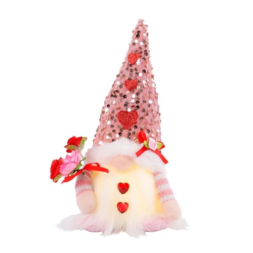 Ldabrye Einzigartige leuchtende Zwerge Puppe Tag oder Raumdekoration Glow Gnomes Plüschpuppe geliebt von Ldabrye