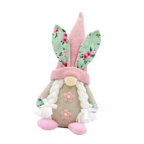 Ldabrye Festival Handgefertigte Kaninchen Bunnies Elfen Plüschpuppen Dekoration Für Tischplatten Und Buchregal Display von Ldabrye