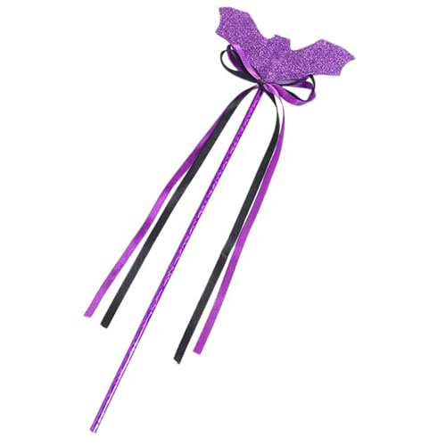 Ldabrye Gruseliger Eyeball-Kopfbedeckung, Zauberstab, Fledermausrock, Halloween-Kostüm-Set, gruseliges Stirnband für Karneval, Mottoparty, Fledermausrock, Kopfbedeckung, Verkleidungsset von Ldabrye