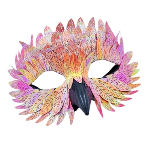 Ldabrye Halloween-Rollenspiel, Vogelschnabel, gefiedert, halbes Gesicht, Karneval, Maskerade, Party, Maskerade, Rollenspiel, halbes Gesicht, Halloween Ldabrye Halloween-Rollenspiel, Vogelschnabel, gefiedert, halbes Gesicht, Karneval, Maskerade, Party, Maskerade, Rollenspiel, halbes Gesicht, Halloween von Ldabrye