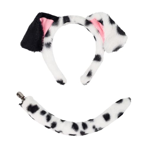 Ldabrye Hundekostüm-Set mit Stirnband, Schwanz, Nase, Fliege, Rock, Halloween-Hunde-Outfit für Kinder, Erwachsene, Halloween Ldabrye Hundekostüm-Set mit Stirnband, Schwanz, Nase, Fliege, Rock, Halloween-Hunde-Outfit für Kinder, Erwachsene, Halloween von Ldabrye