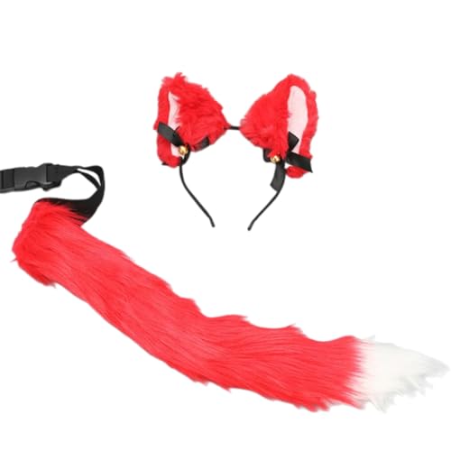 Ldabrye Katzenkostüm mit Haarband, pelziger Schwanz, Halloween-Katzen-Kostüm für Kinder, Mädchen, Geburtstag, Weihnachten, Halloween, Cosplay Ldabrye Katzenkostüm mit Haarband, pelziger Schwanz, Halloween-Katzen-Kostüm für Kinder, Mädchen, Geburtstag, Weihnachten, Halloween, Cosplay von Ldabrye