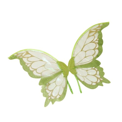 Ldabrye Mädchen Schmetterling Flügel Feen Flügel Kostüm Für Frauen Mädchen Kind Geburtstag Maskeraden Cosplay Weihnachten Halloween Dress Up von Ldabrye