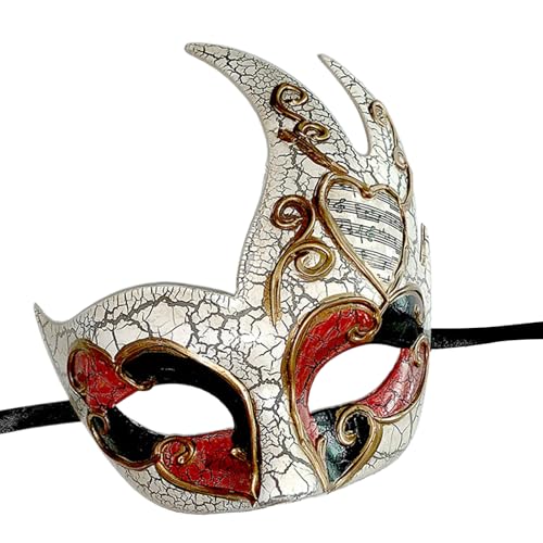 Ldabrye Maskerade, halbes Gesicht für Damen und Herren, Karneval, Halloween, Maskerade, Augenmaske, Kostüm-Zubehör Ldabrye Maskerade, halbes Gesicht für Damen und Herren, Karneval, Halloween, Maskerade, Augenmaske, Kostüm-Zubehör von Ldabrye