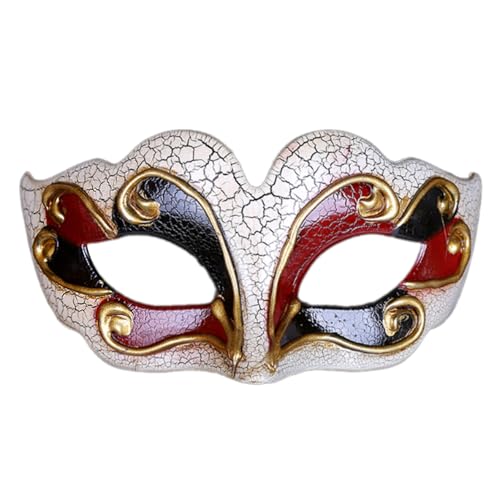 Ldabrye Maskerade für Damen und Herren, halbes Gesicht, Party, Augenmaske, Kostüm, Dekoration für Damen und Herren, Halloween-Augenmaske von Ldabrye